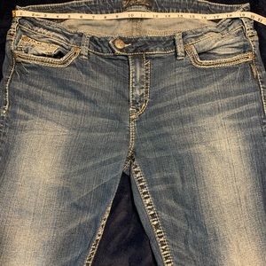 Silver Jeans Cropped Sz 20